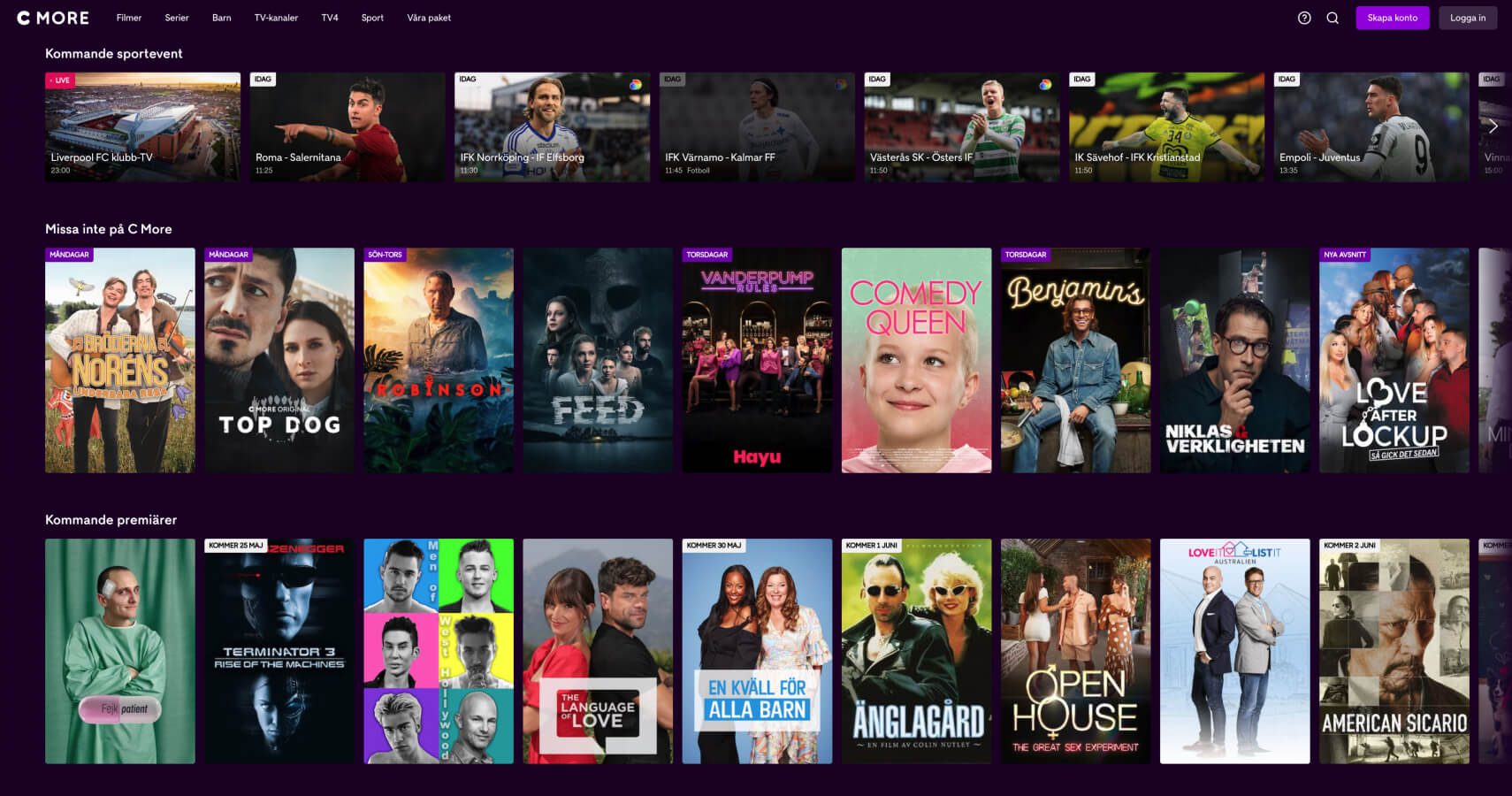 Kijk C More met een VPN