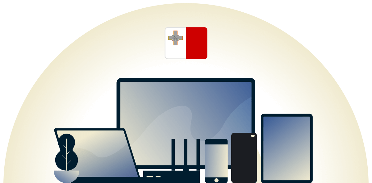 VPN для Мальты защищает различные устройства.