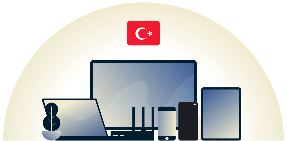 Turkey VPN skyddar en mängd olika enheter.